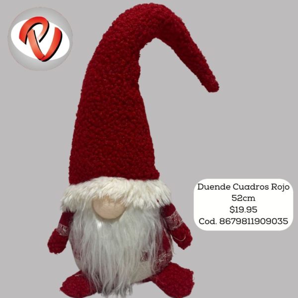 Duende a Cuadros Rojo 8679811909035