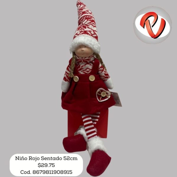 Niño Rojo Sentado 8679811908915
