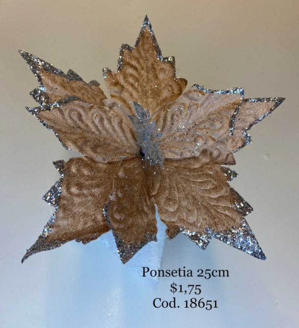 Ponsetia 25cm Cod 18651