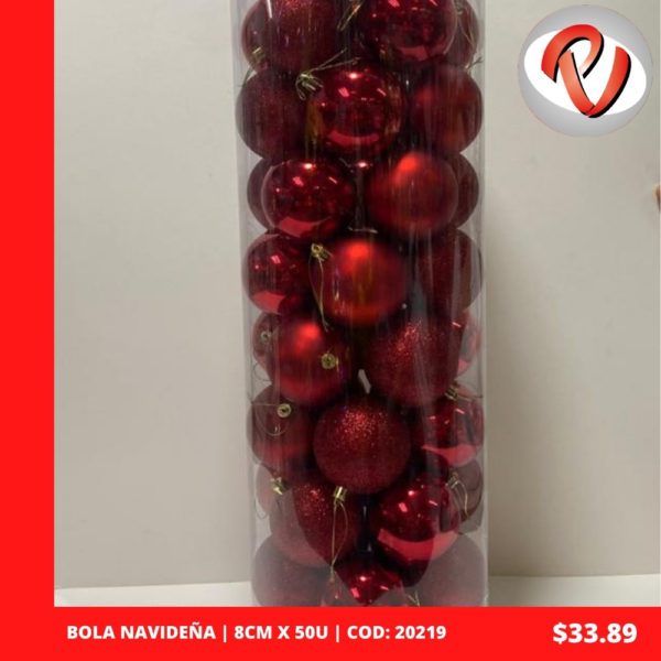 Bola Navideña Cod 20219 - Imagen 3