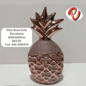 Piña Rose Gold Porcelana 442-292434